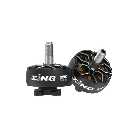 IFlight XING2 2207 1750KV/2750KV 4S/6S Black High-Performance Brushless Motor for Racing Drone Quadcopter Plastic